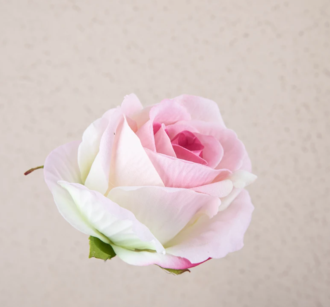 Головка троянди 8 см х 5,5 см - рожева