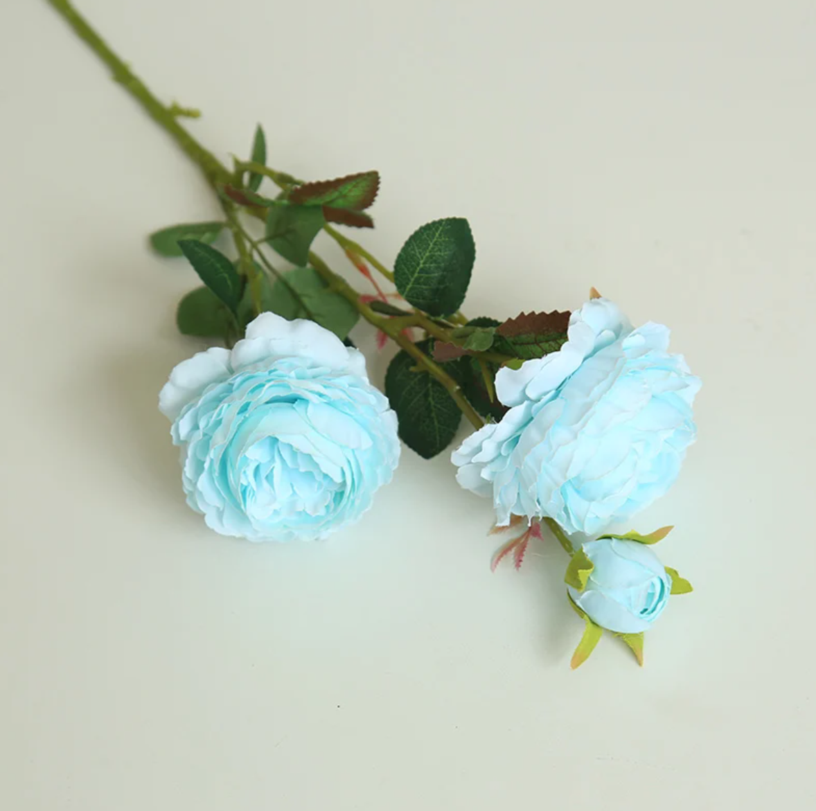 Гілка троянди 61 см - блакитна