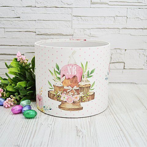 ШЛЯПНА КОРОБКА D16 ПАСХАЛЬНА
