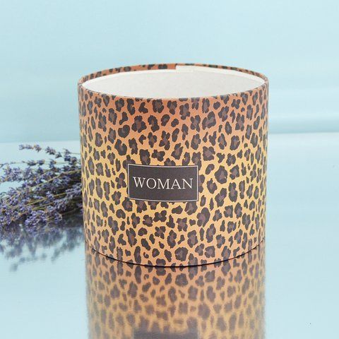 Шляпна коробка D18 - "womаn" леопардова