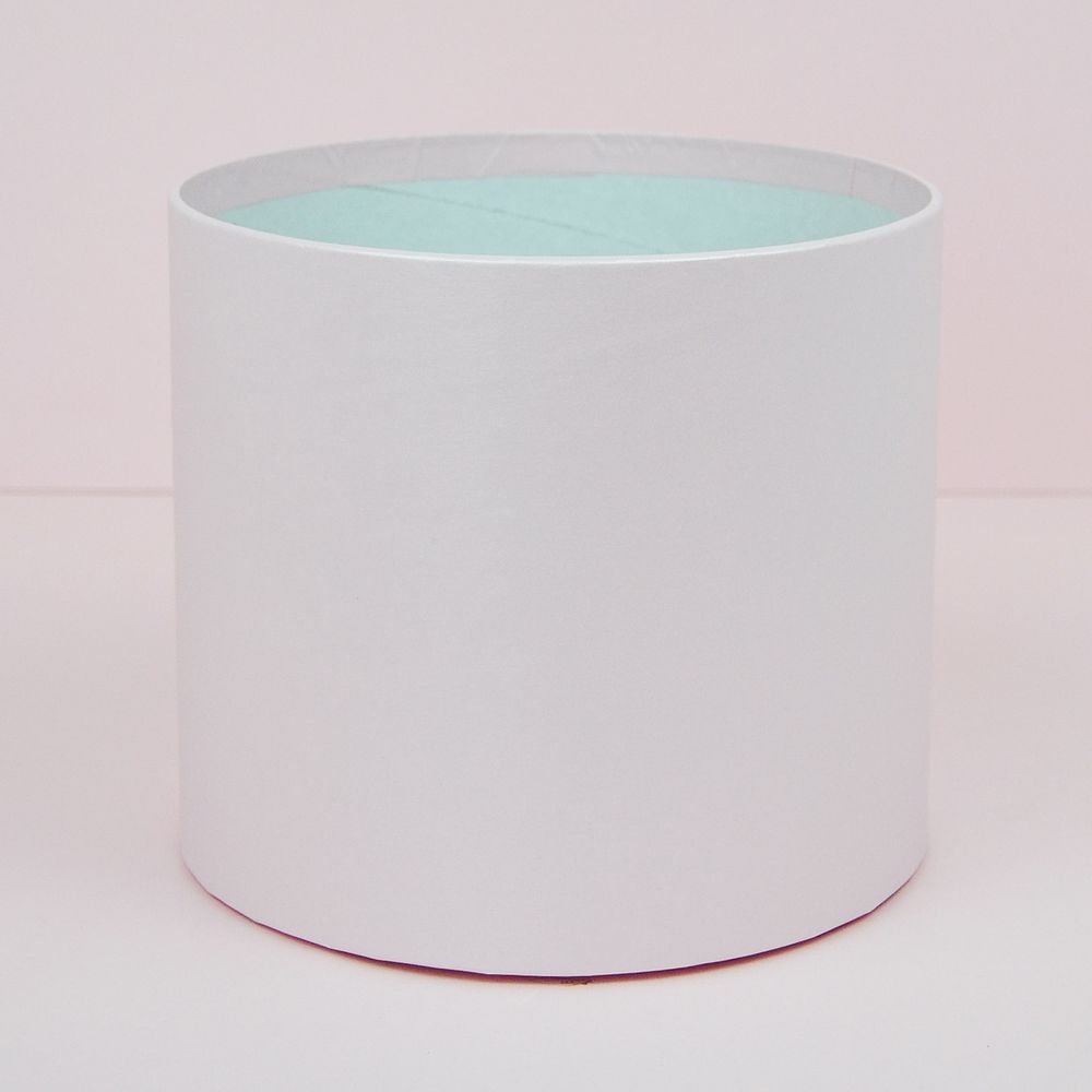 Шляпна коробка D14, перламутрова - ніжно рожева