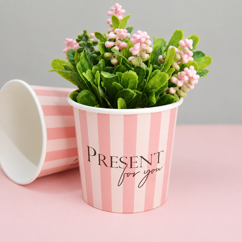 Флористичний стакан, S, D11,4 см, H10,6 см, 700 мл &mdash; &laquo;Present for you&raquo;