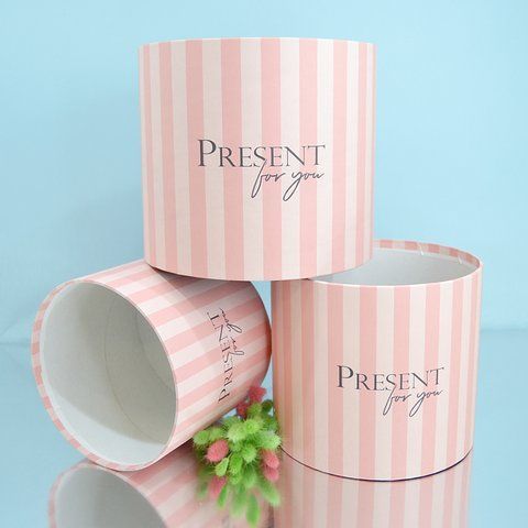 Набір шляпних коробок, без кришок, "Pressent for you"