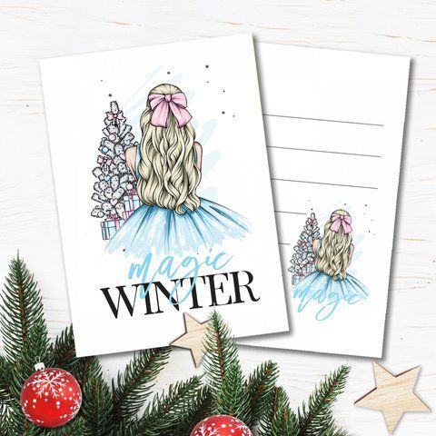 Міні листівка новорічна "Magic Winter"