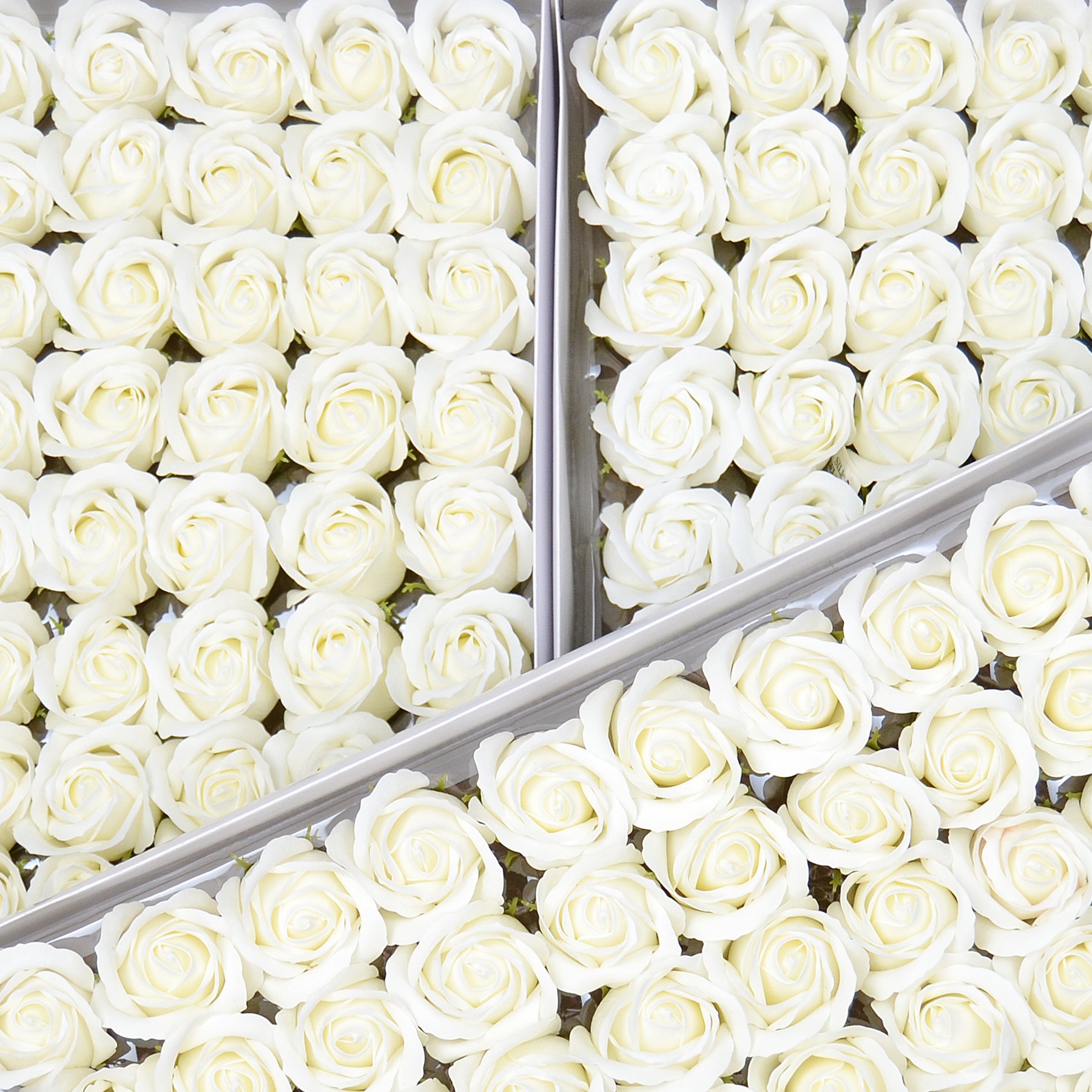 Набір мильних троянд - А_2 білий