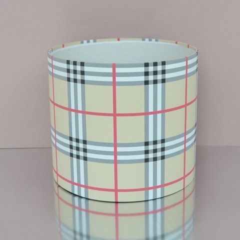 Шляпна коробка D14 - клітинка Burberry