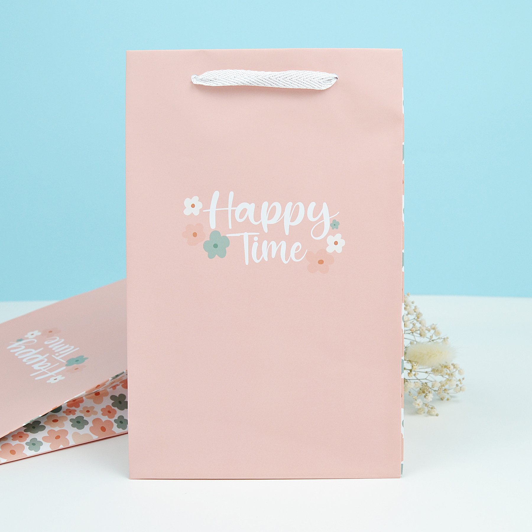 Пакет подарунковий, розмір S ламінований - "Happy Time"