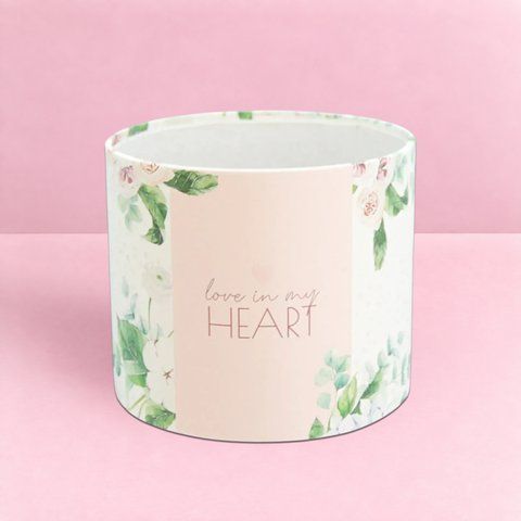 Шляпна коробка, D20 см &mdash; &laquo;Love in you heart&raquo;
