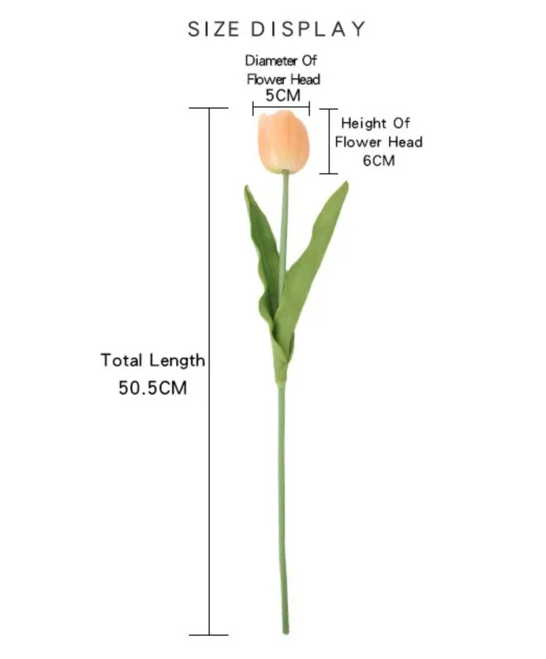 Тюльпан 50,5 см - жовтий