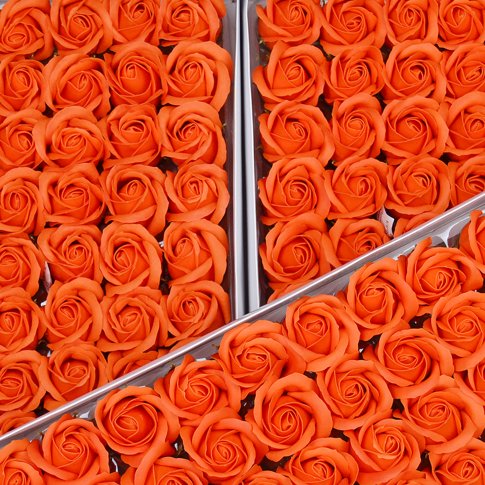 Набір мильних троянд - А_13 оранжевий