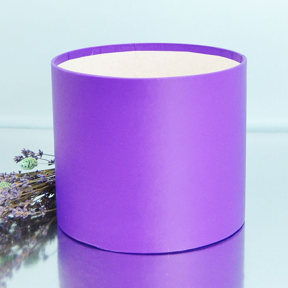 Шляпна коробка D16 вологостійка - фіолетова