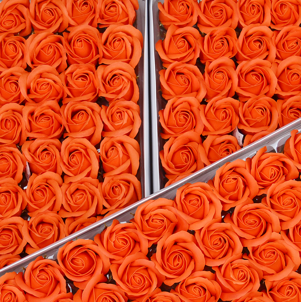 Троянда з мила - А_13 оранжева