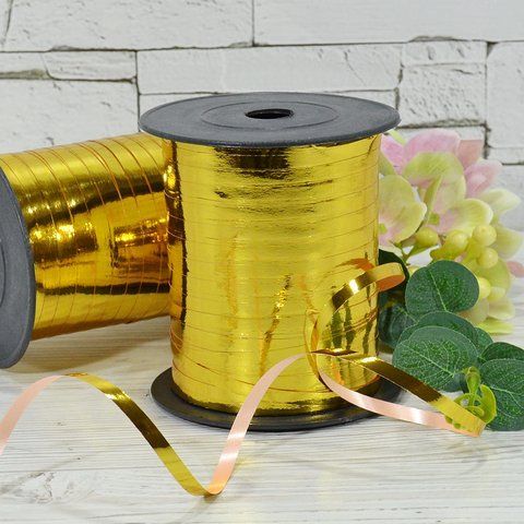 Стрічка поліпропіленова, 0,5 см - золота