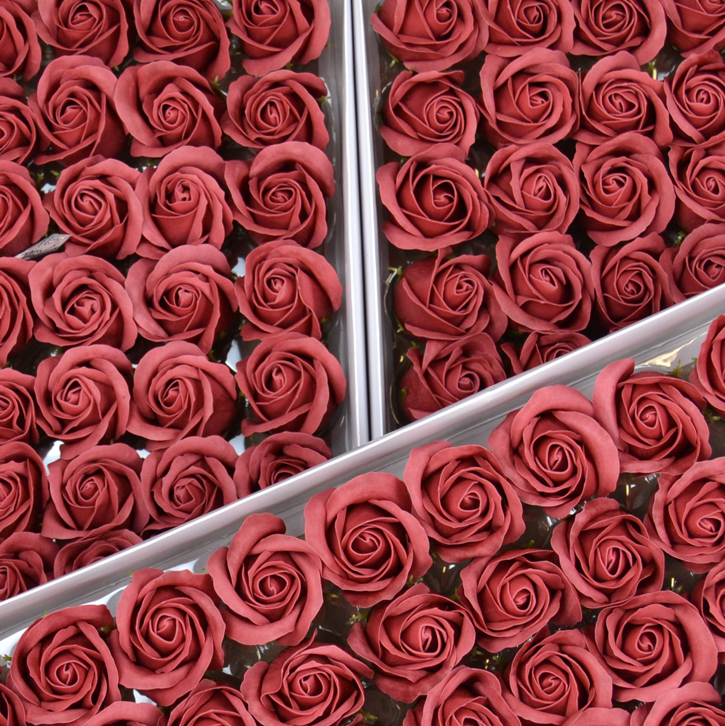 Набір мильних троянд - А2_13 бордо