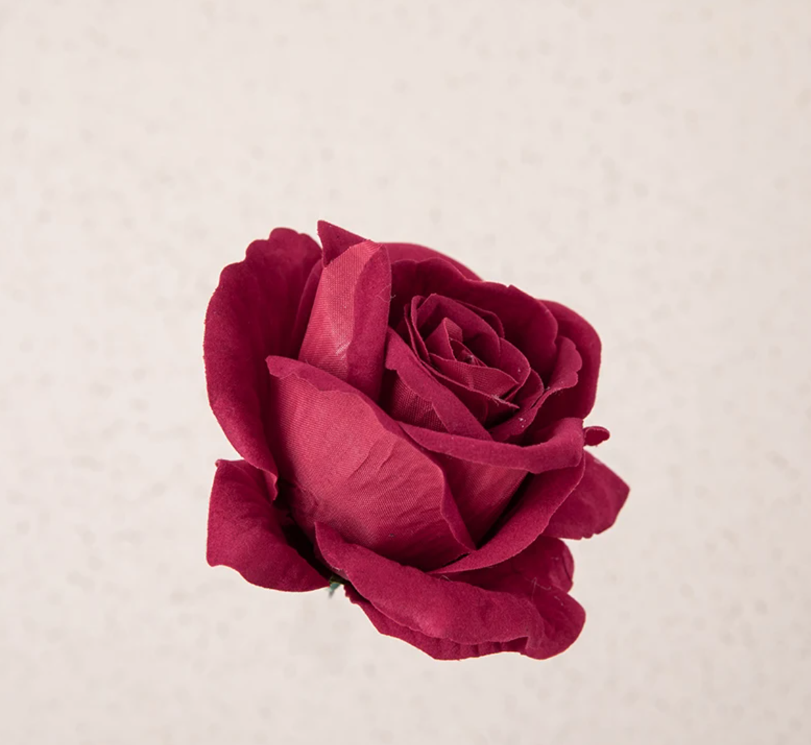Головка троянди 8 см х 5,5 см - червона
