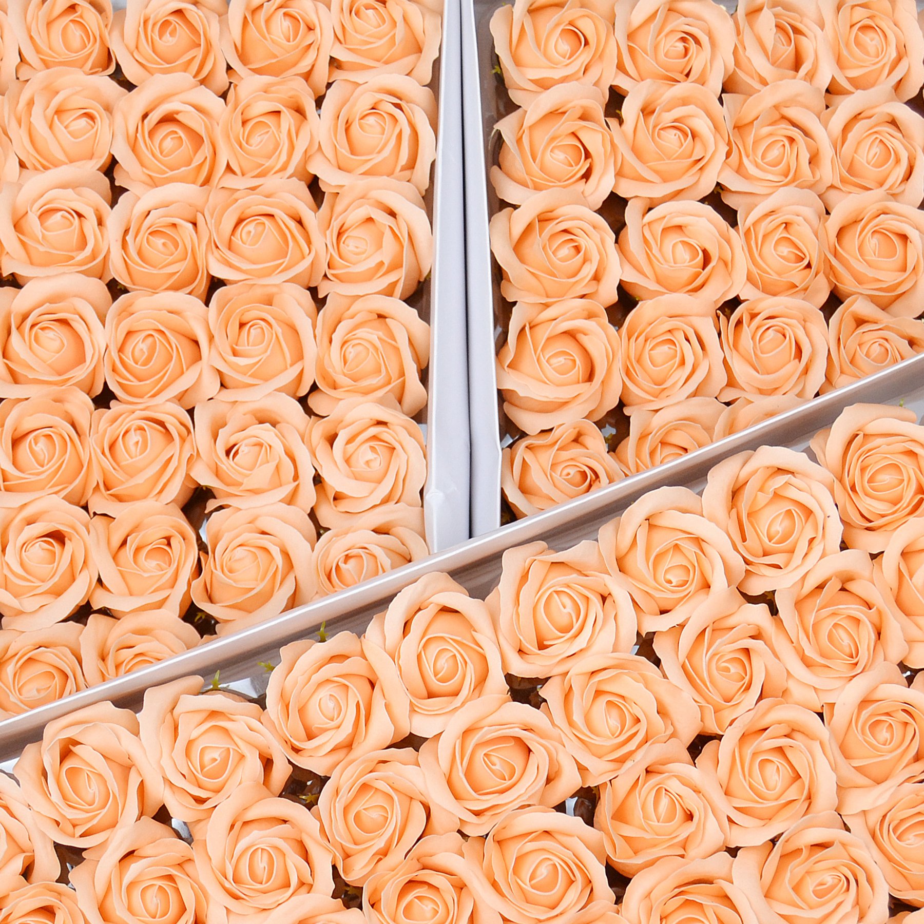 Набір мильних троянд - А2-15 абрикосовий