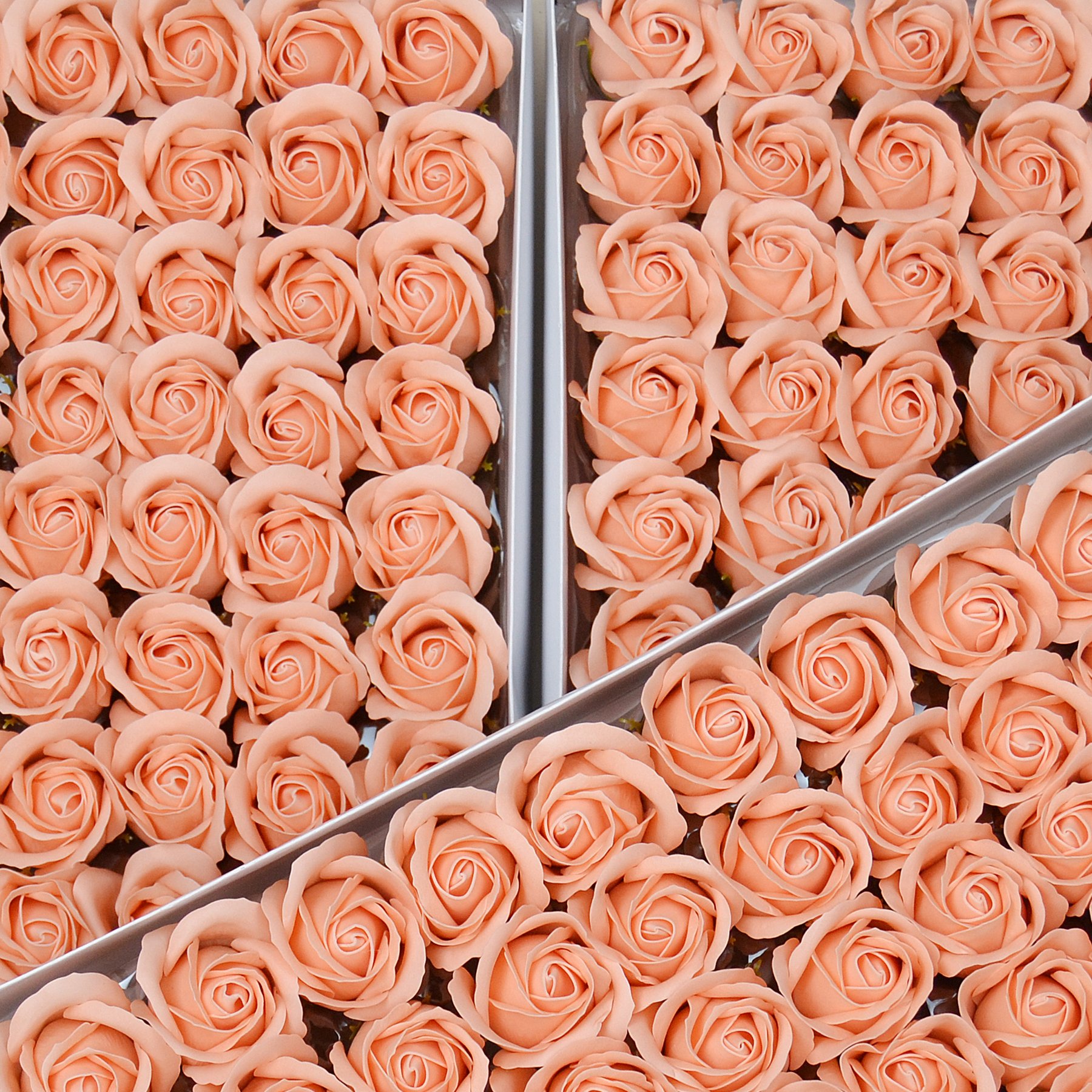 Набір мильних троянд - А2_29 персиковий