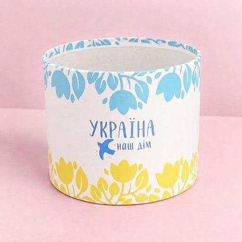 Шляпна коробка D14 - "Україна наш дім"