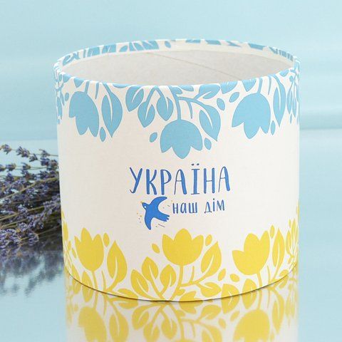 Шляпна коробка D16 - "Україна наш дім"