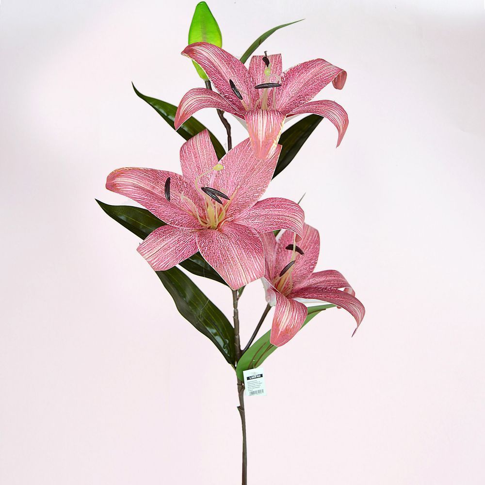 Лілія гілка рожева Pink L004-02 - 100 см